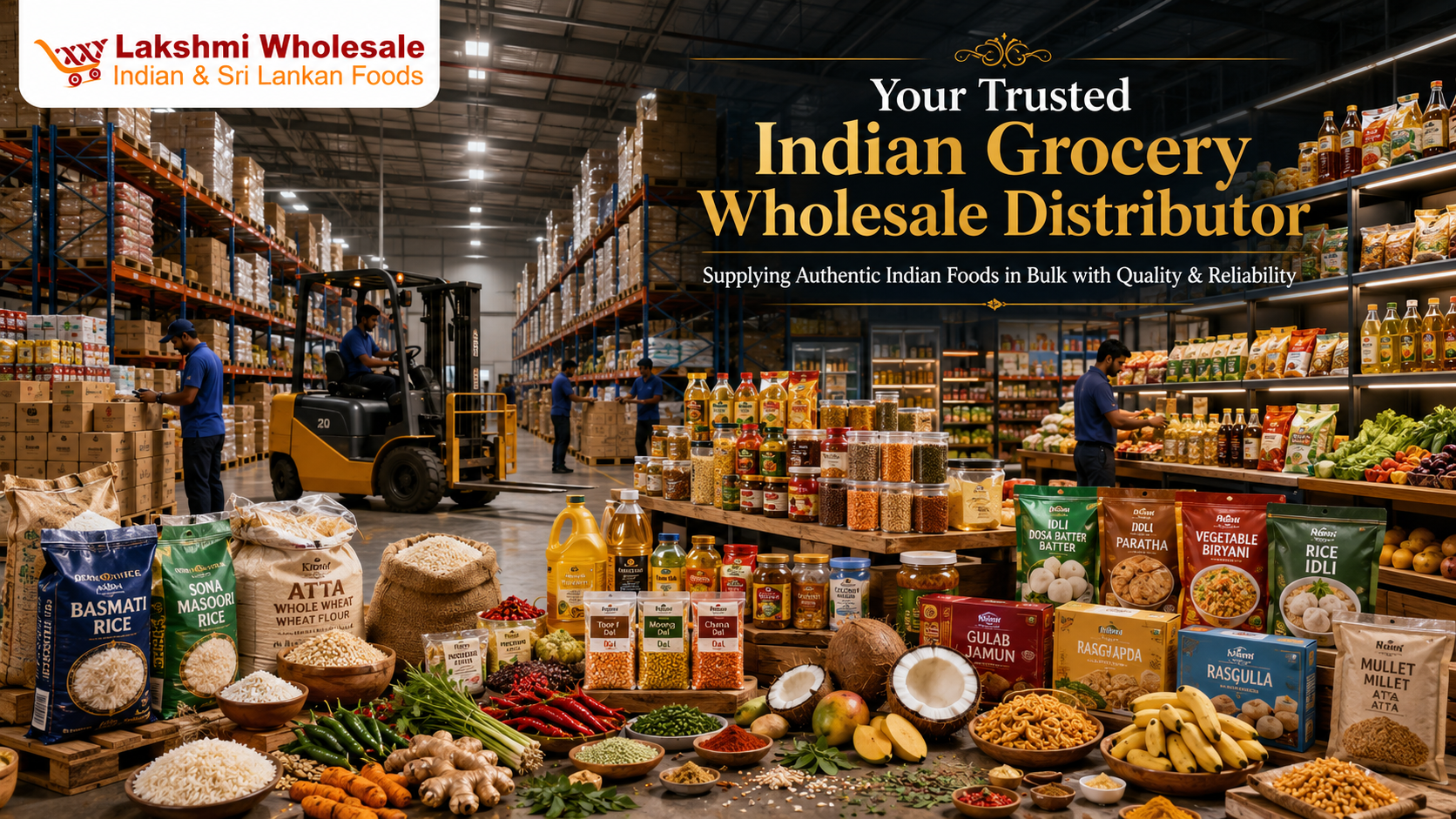 Lakshmi Wholesale UK - Indian Grocery Wholesale Distributor