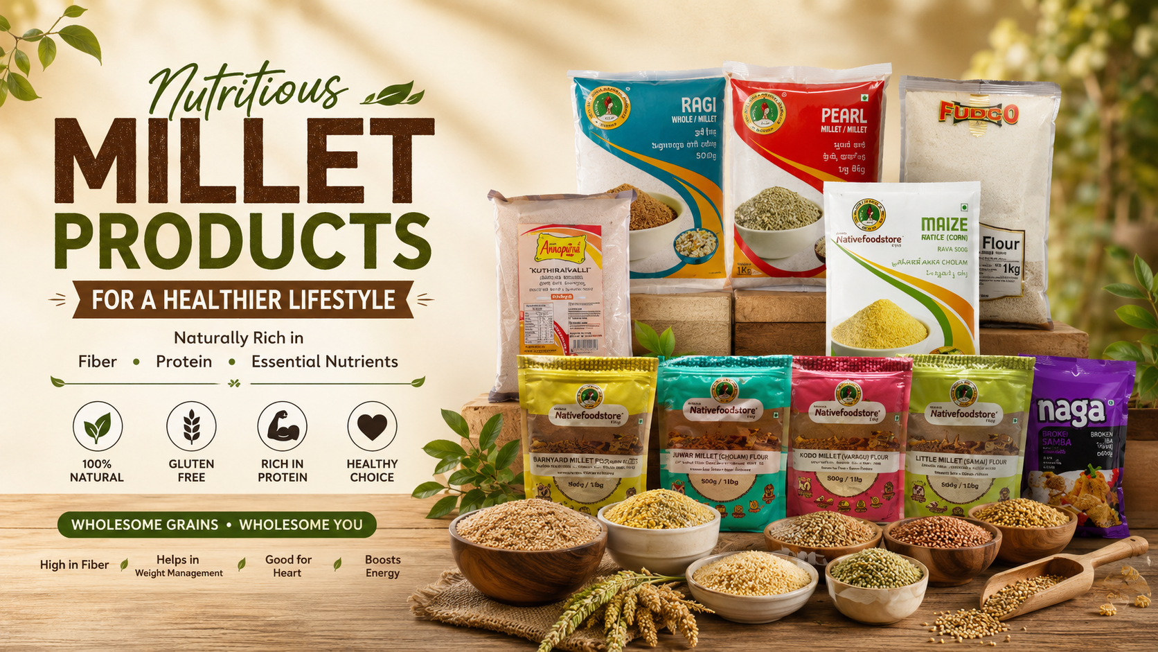 Lakshmi wholesale - Bulk millet products online