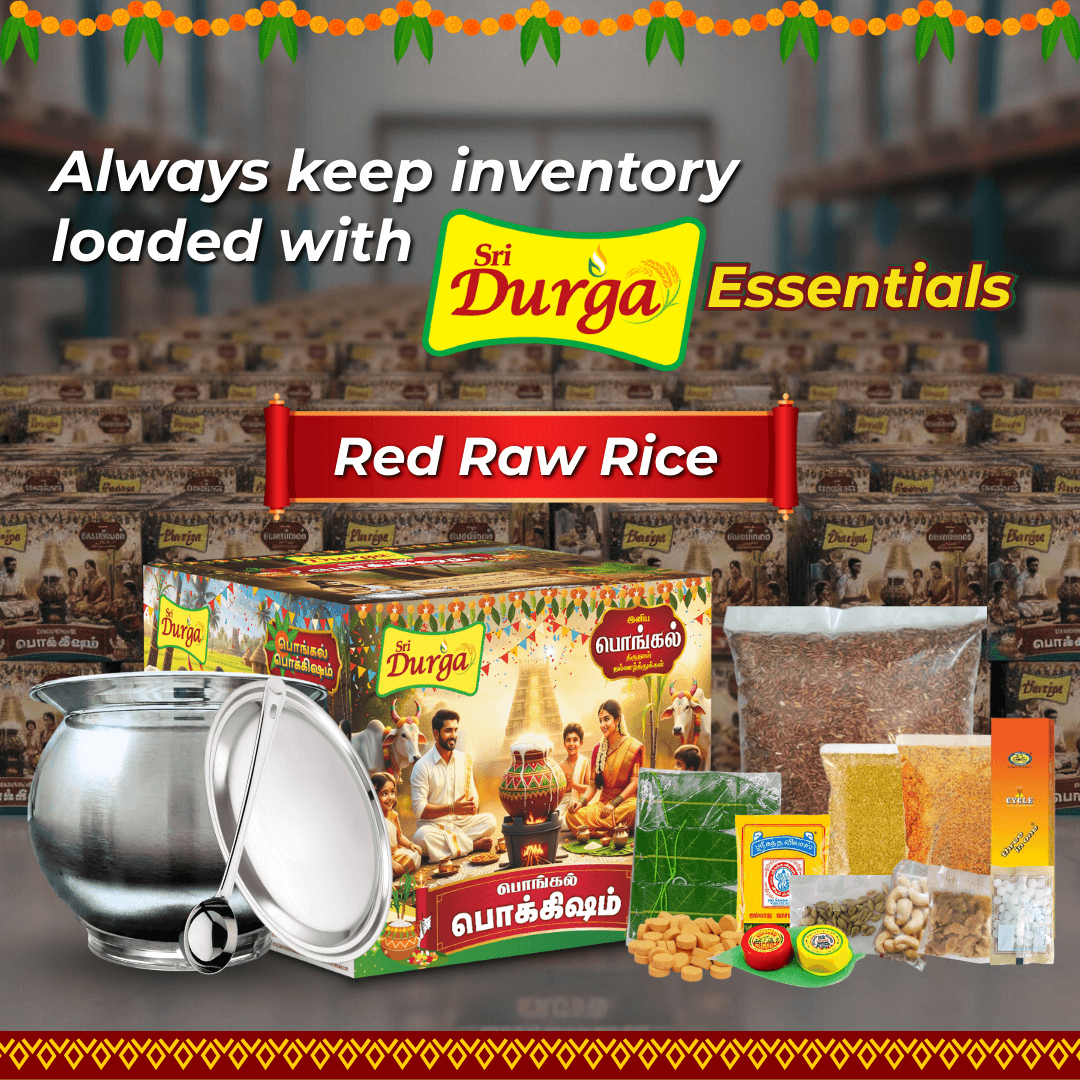 Sri Durga Pongal Pot Set/Red Raw Rice Wholesale Supplier and Distributor