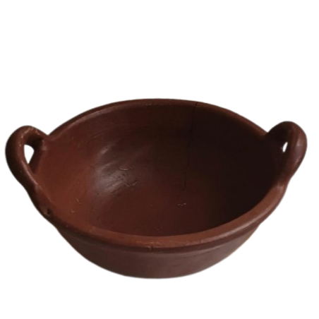 Brown Handle Kadai Medium ( 9.5 * 3 ) Inch Wholesale Seller