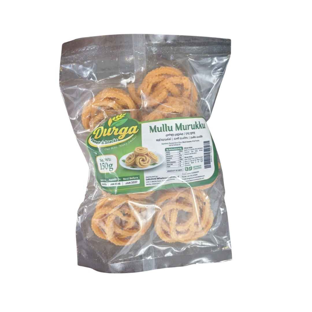 Buy Durga Sweets & Snacks Mullu Murukku 150G Online