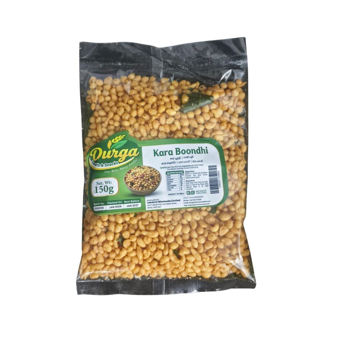 Buy Durga Sweets & Snacks Kara Boonthi 150G Online