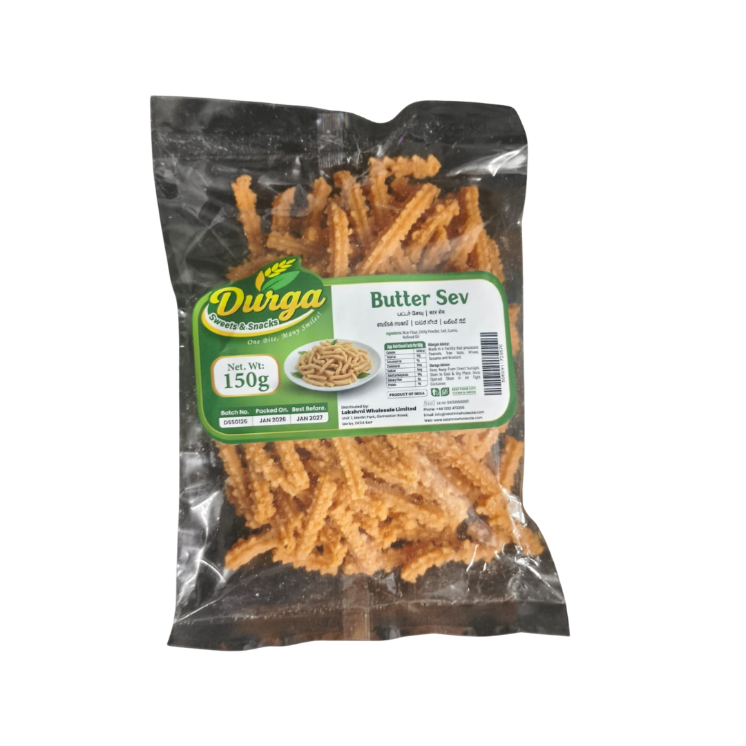 Buy Durga Sweets & Snacks Butter Sev 150G Online