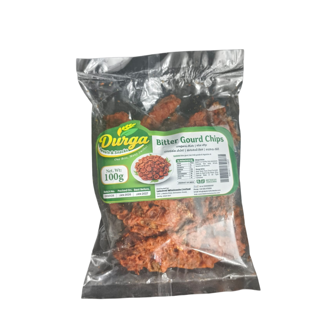 Buy Durga Sweets & Snacks Bitter Gourd Chips 100G Online