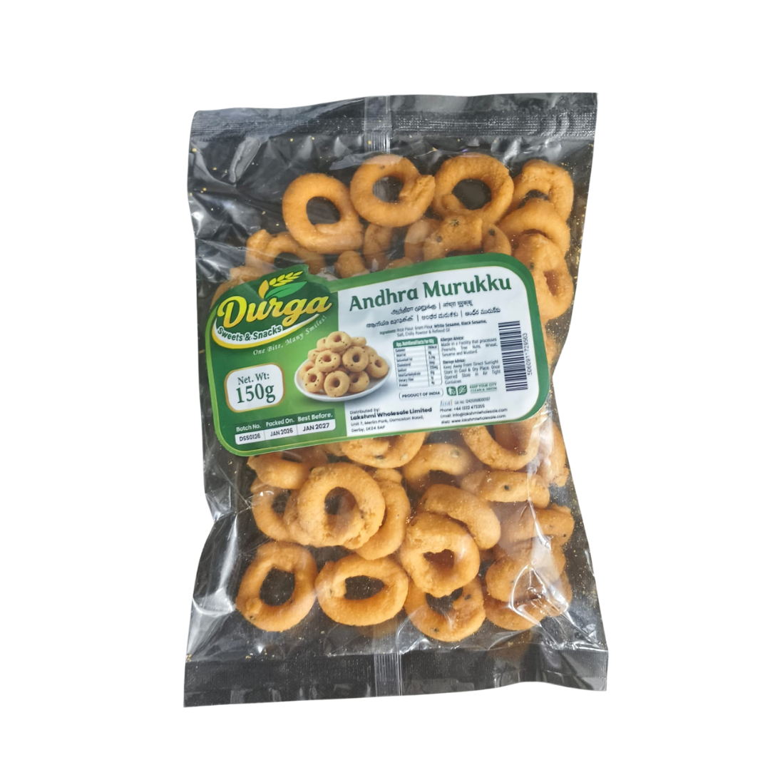 Buy Durga Sweets & Snacks Andhra Murukku 150G Online
