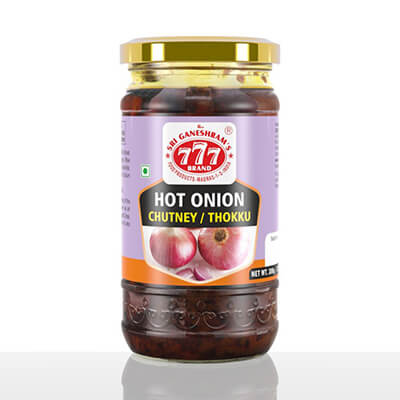 777 Hot Onion Chutney / Thokku 300G Wholesale Seller and Distributor