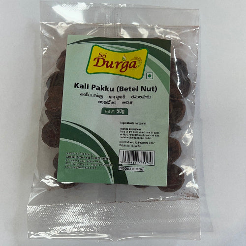 Sri Durga Betel Nut (Kali Pakku) 50G Wholesale Seller and Distributor