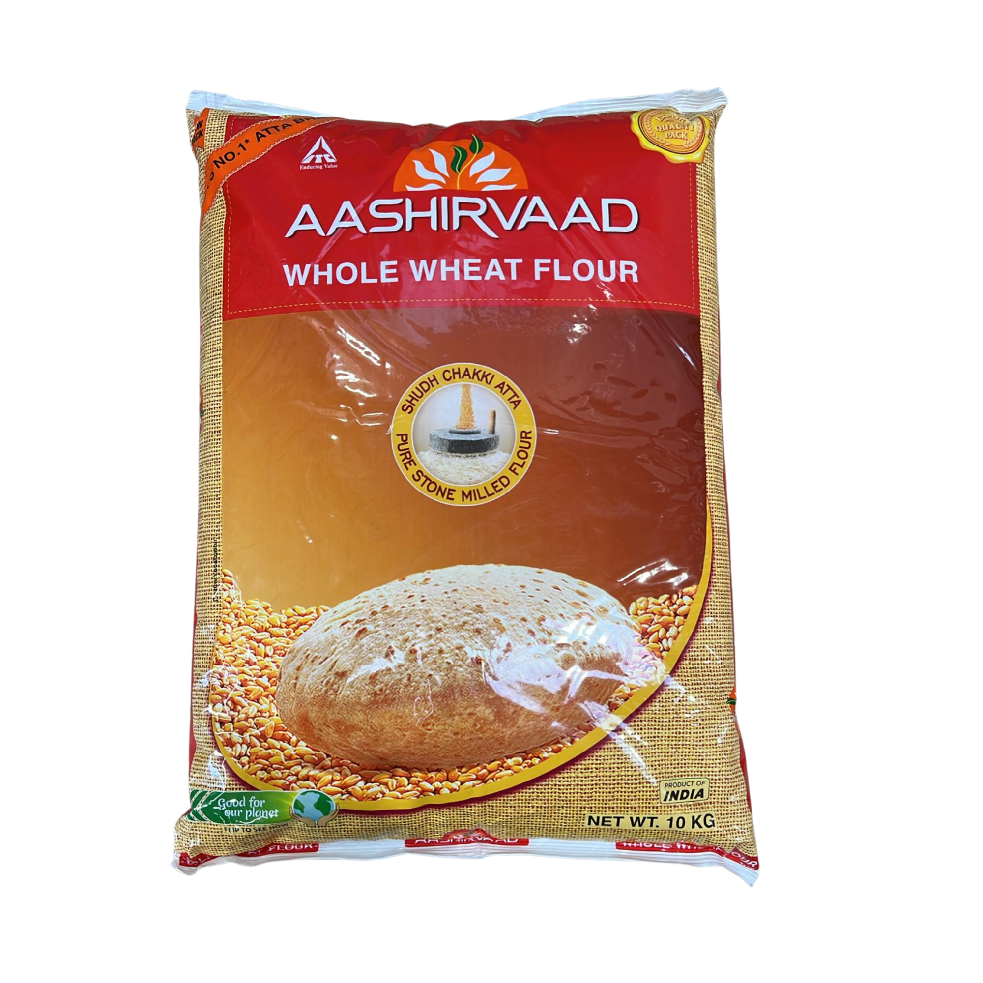 Aashirvaad Whole Wheat Flour (Chakki Atta) 10Kg Wholesale Seller