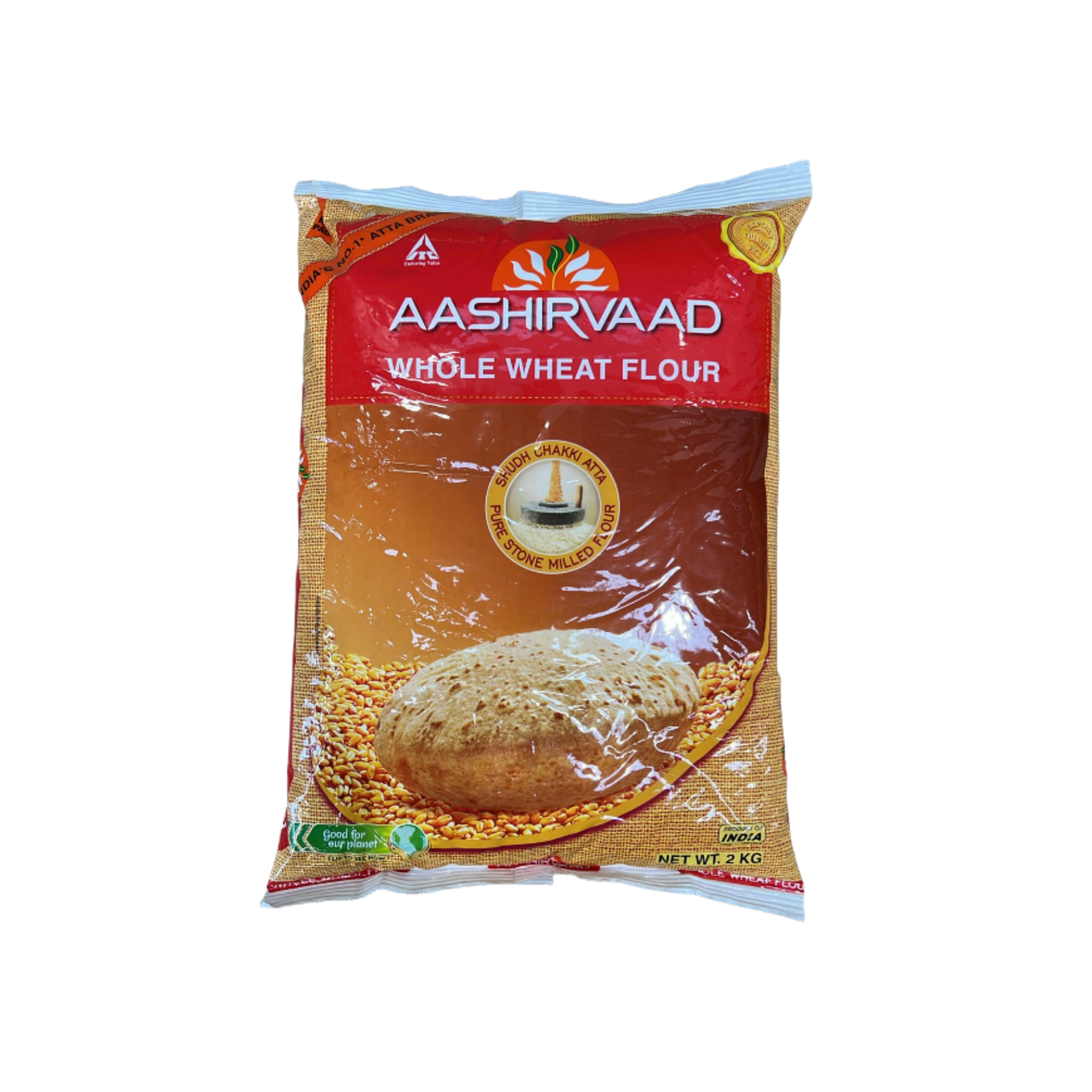 Aashirvaad Whole Wheat Flour (Chakki Atta) 2Kg Wholesale Seller