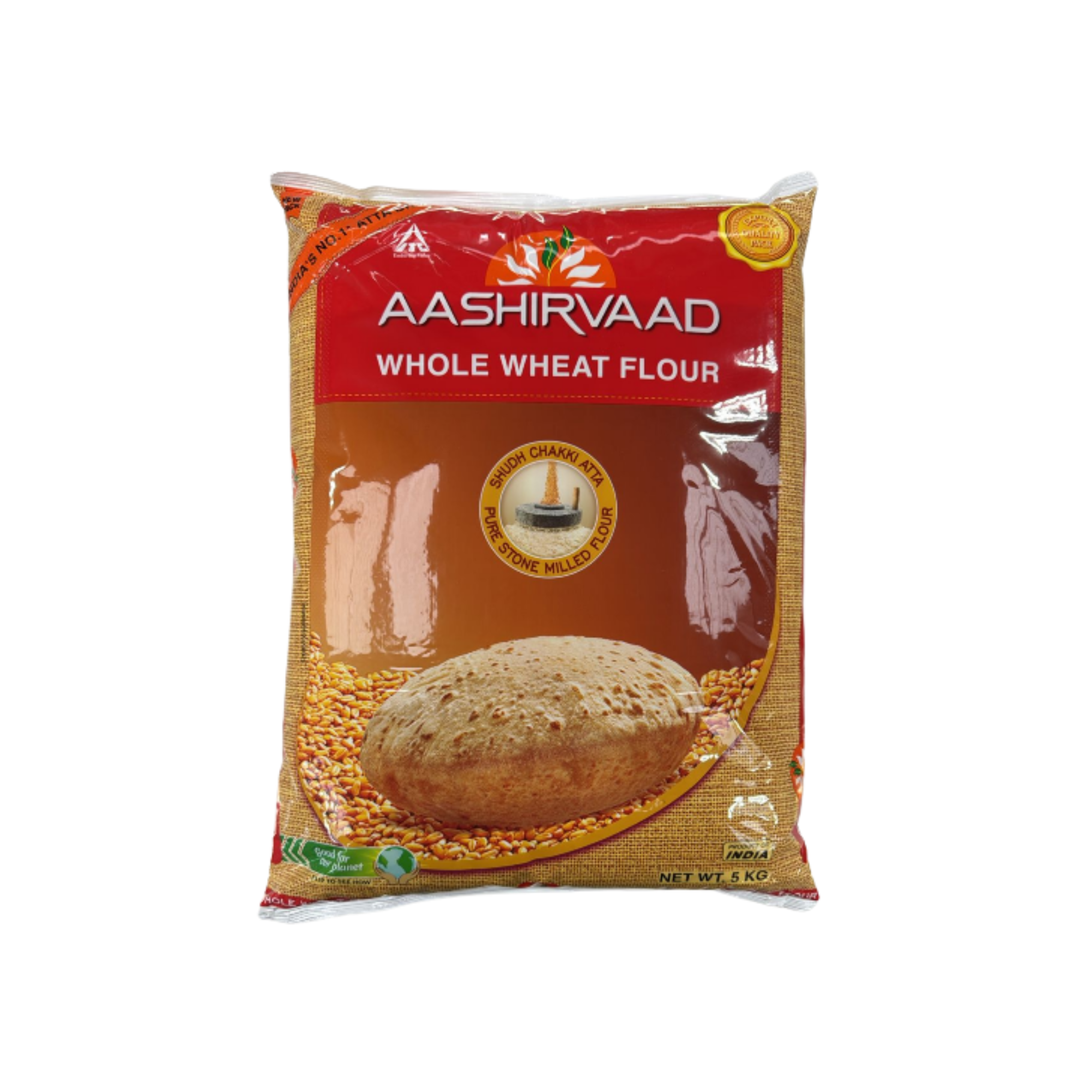 Aashirvaad Whole Wheat Flour (Chakki Atta) - 5Kg Wholesale Seller
