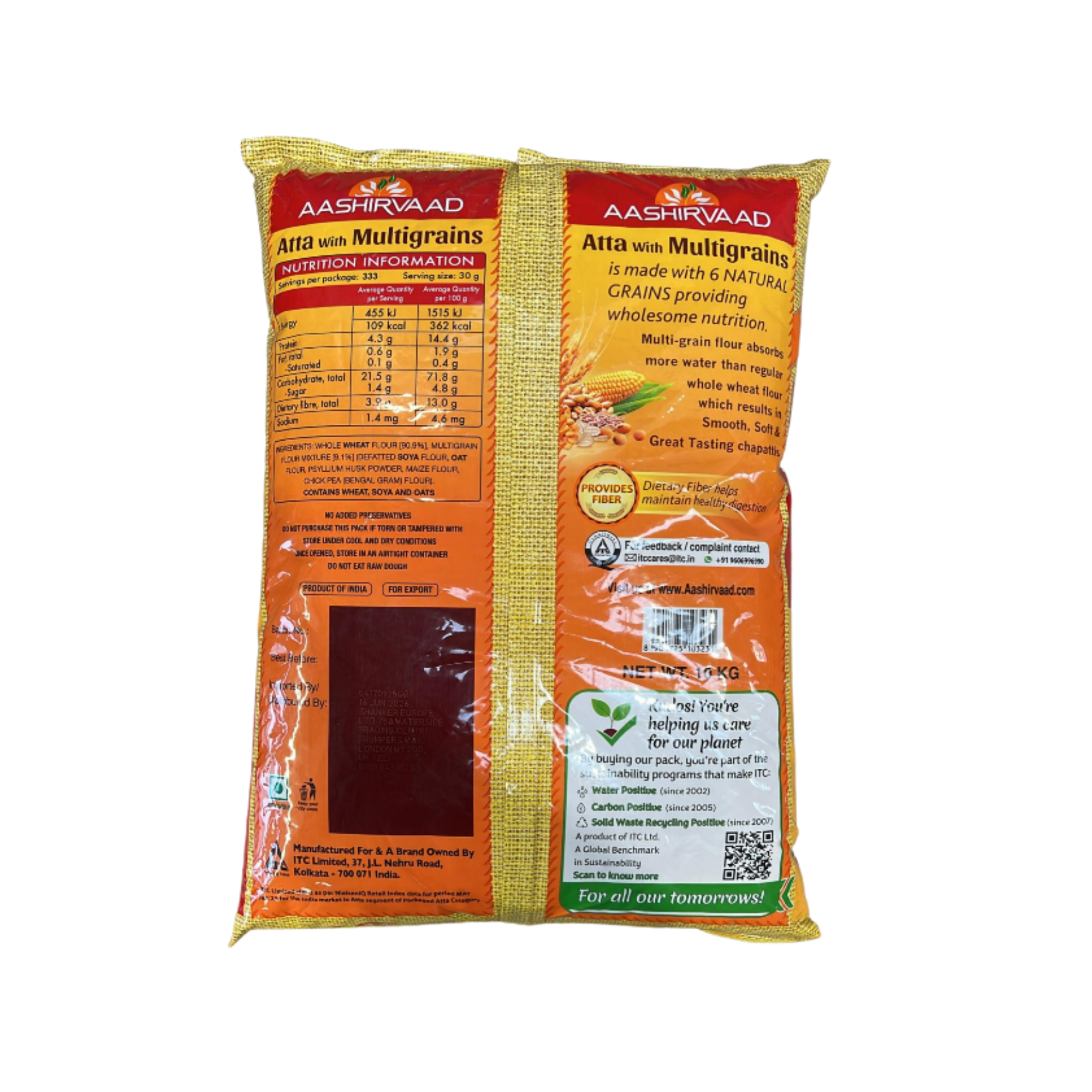 Aashirvaad Multigrain Atta 10Kg Wholesale Supplier