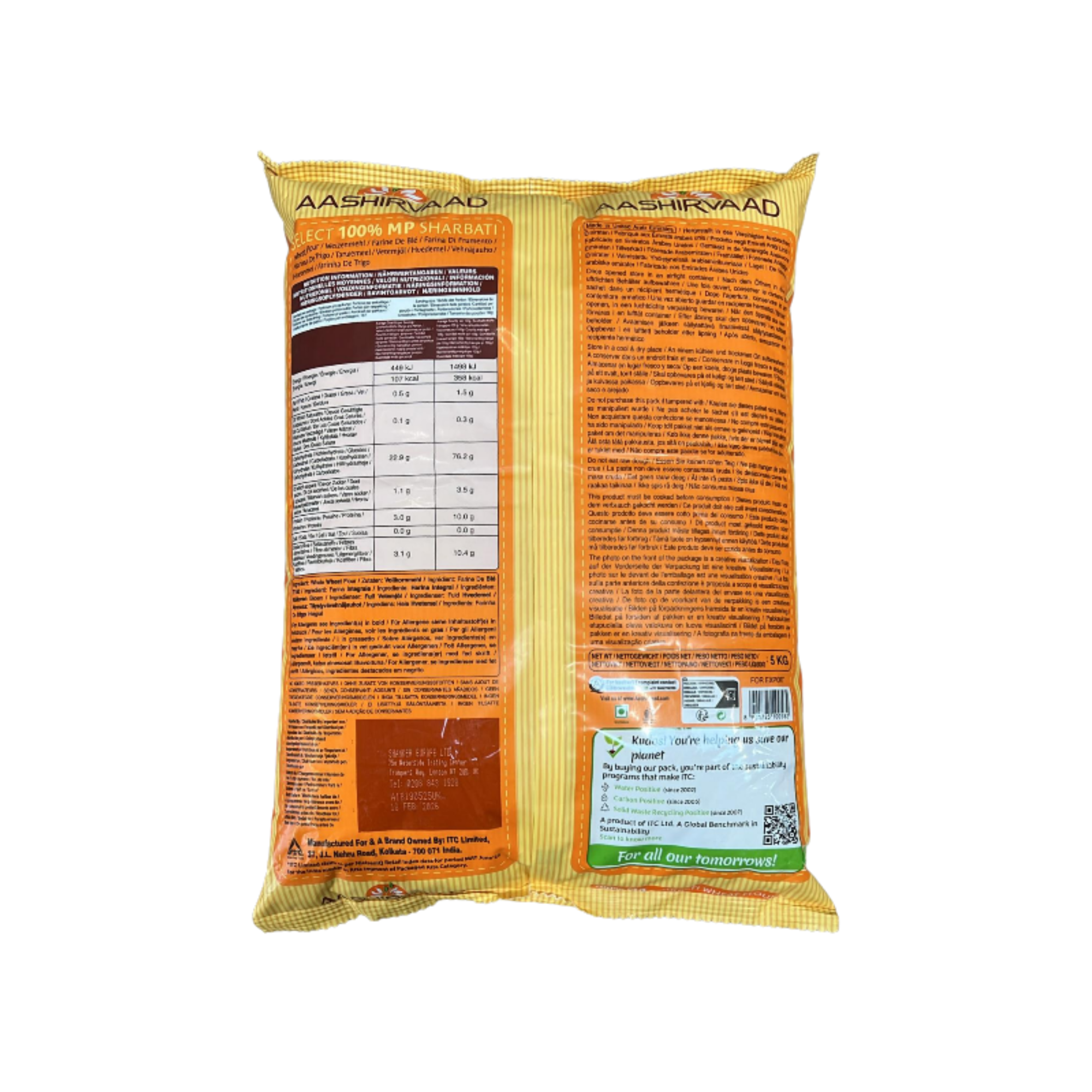 Aashirvaad Select (Sharbati) Atta 5Kg Wholesale Supplier and Distributor