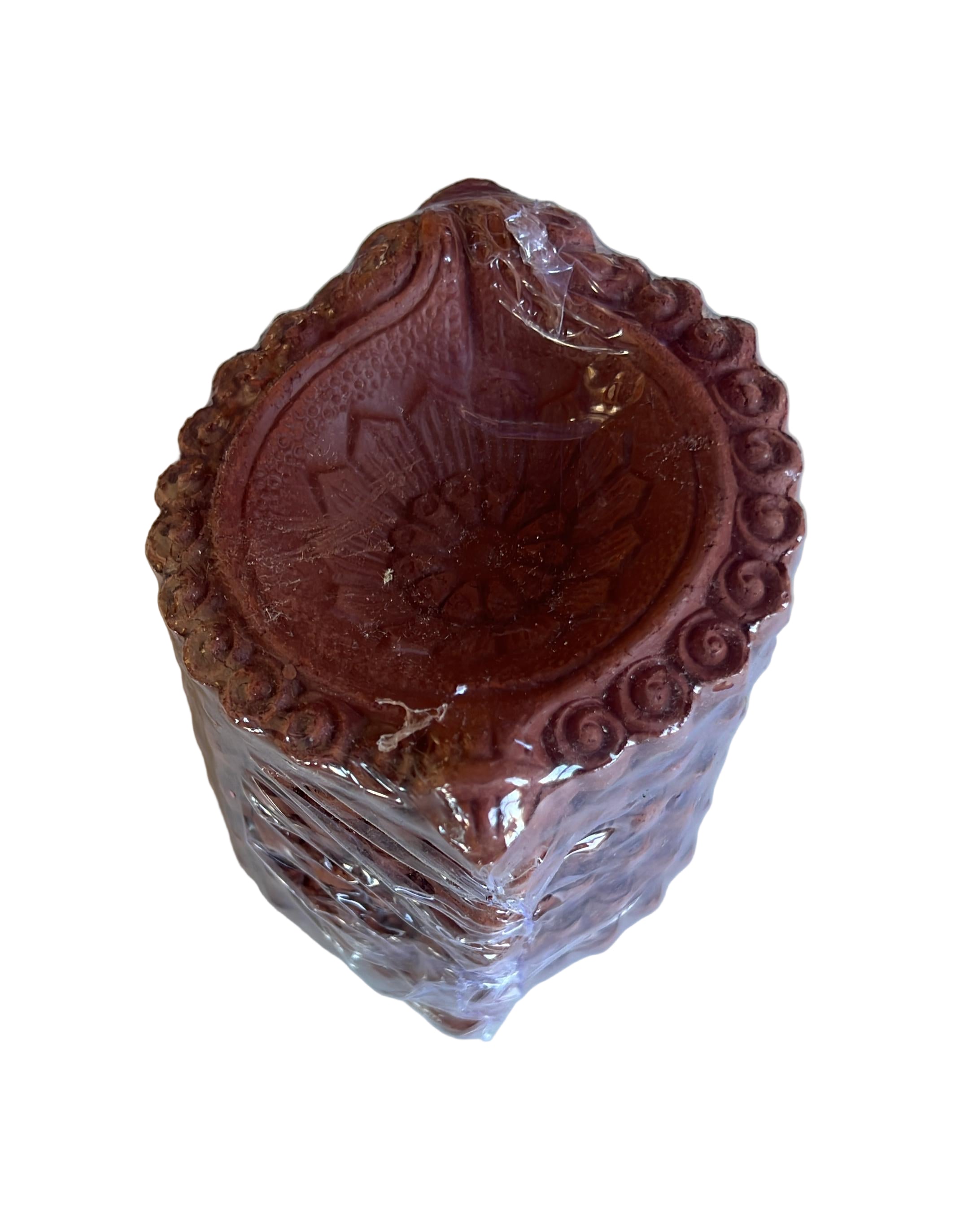 Designed Clay Diya (6Pcs) - C269 Wholesale Supplier