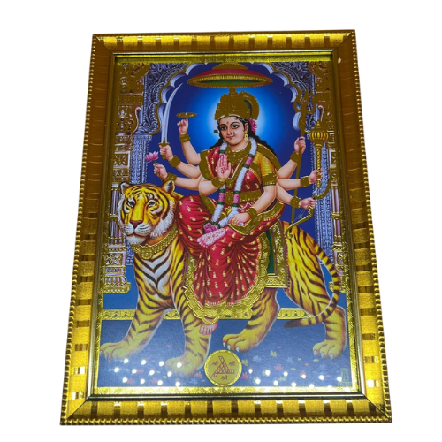 Hindu God Photo With Frame A4 Size - Durgai Amman Wholesale Seller