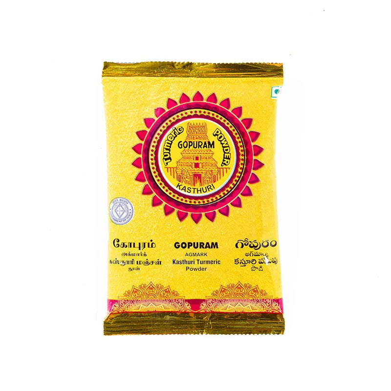 Gopuram Kasturi Manjal Powder Pouch 40G