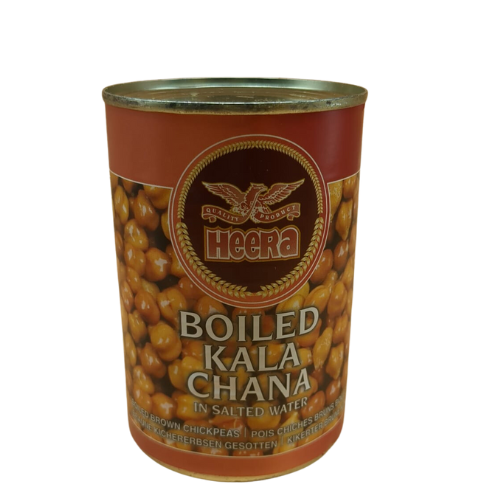 Heera Boiled Kala Chana In Salted Water (Tin) 400G