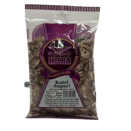 Heera Katri Supari (Round Sliced Betel Nut) 150G Wholesale Seller
