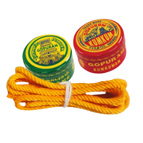 Manjal Kumkum Yellow Thread Set Wholesale Supplier