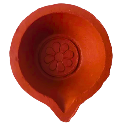 Mud Lamp (Agal Vilakku) Single Face - 5 Inches Wholesale Seller