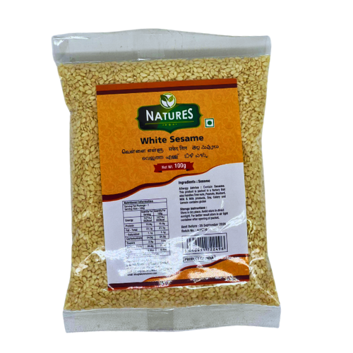 Natures Till Seeds (Sesame) 100G - White Wholesale Supplier