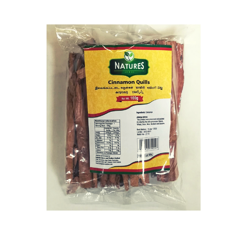 Natures Cinnamon Quills 100Gms Wholesale Dealer
