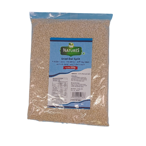Natures Urid Dal Washed Split 500G Wholesale Seller and Distributor