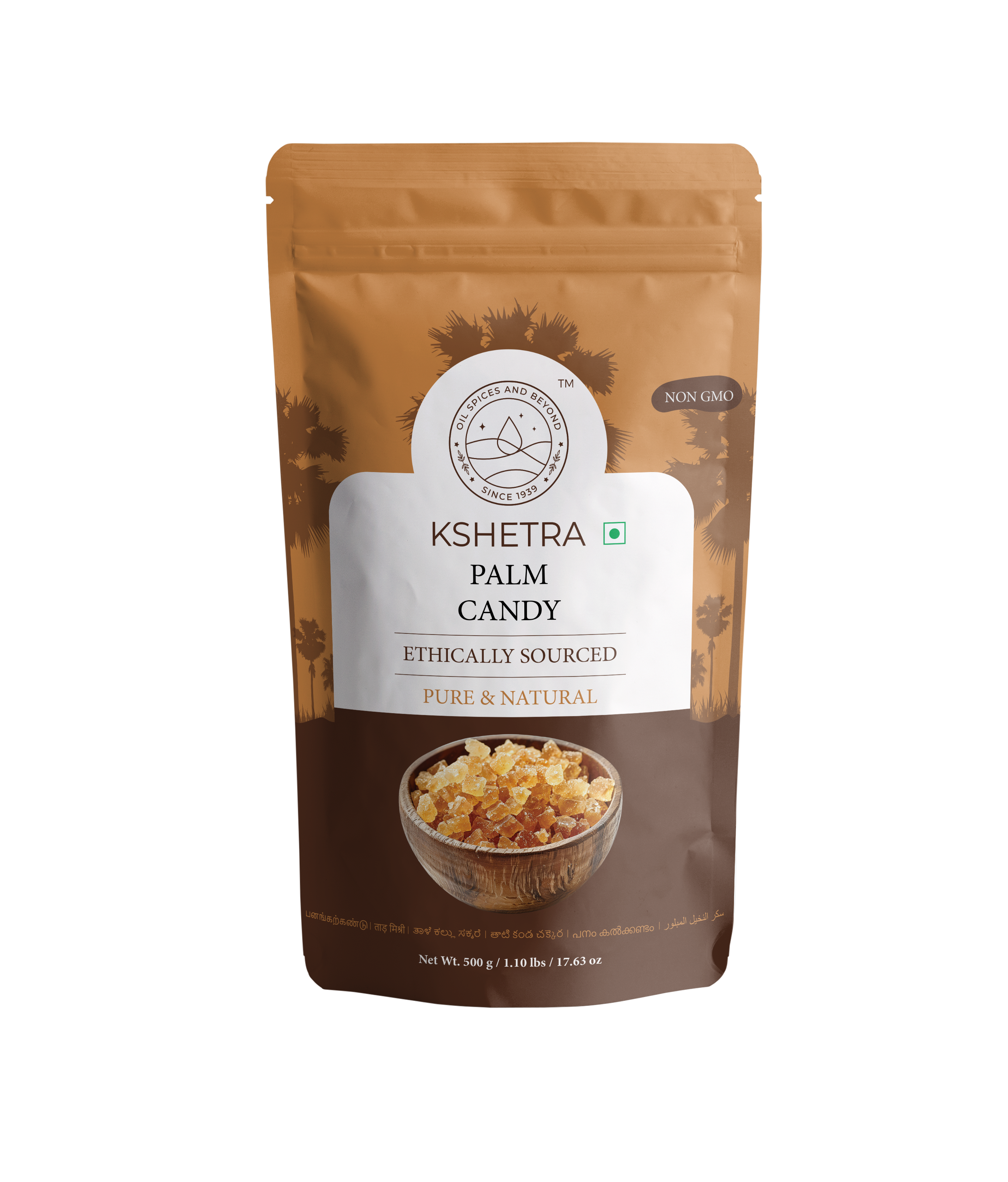 Buy Kshetra Palm Jaggery Crystal 500G Online