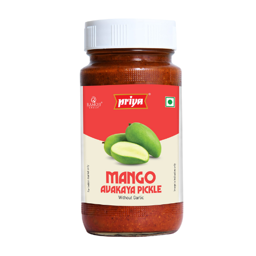 Priya Avakaya Mango Pickle (Without Garlic) 300G Wholesale Seller