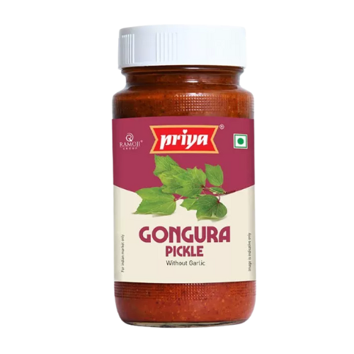 Priya Gongura Pickle (Without Garlic) 300G Wholesale Seller