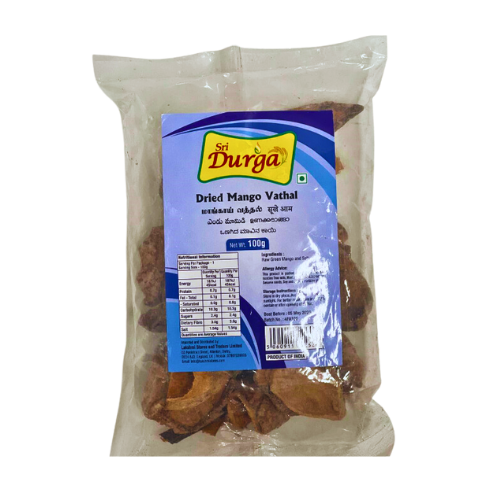 Sri Durga Dried Vathal 100G - Raw Mango Wholesale Supplier