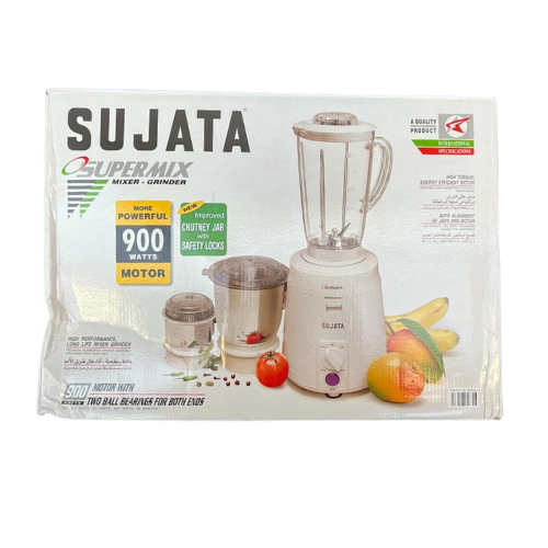 Sujata Supermix Mixer Grinder 900 Watts 3Jar Wholesale Seller