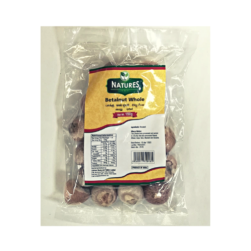 Natures Betalnut Whole (Pakku) 100G Wholesale Seller and Distributor