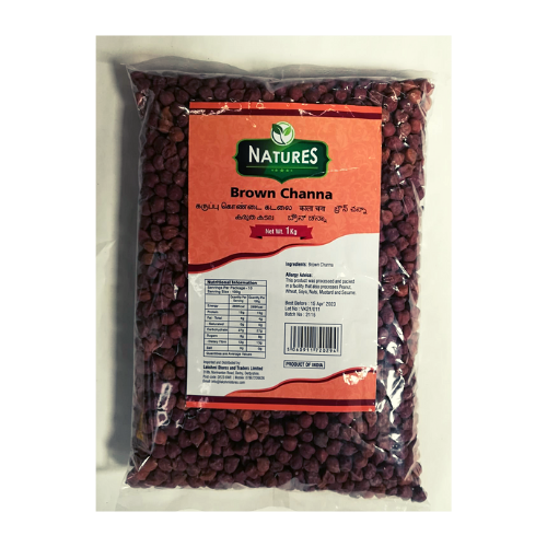 Natures Brown Kala Chana 1Kg Wholesale Seller