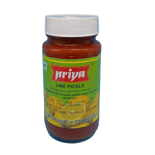 Priya Lime Pickle (Without Garlic) 300G Wholesale Supplier