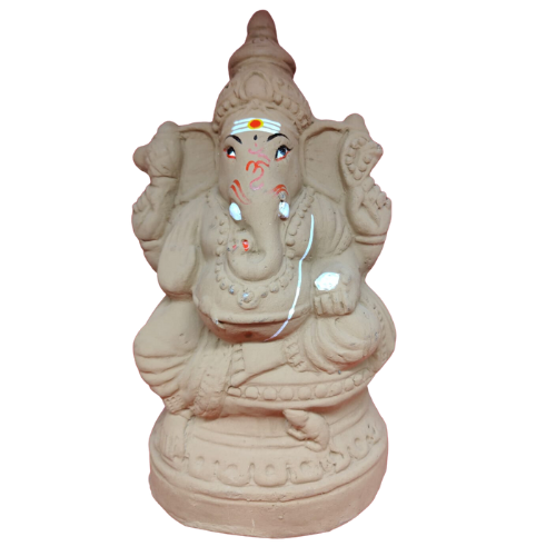 Vinayagar Statue Pure Clay 12 Inches Wholesale Seller and Distributor