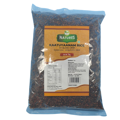 Natures Kaattuyaanan Rice 1Kg Wholesale Seller