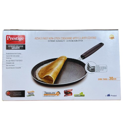 Prestige Omega Select Plus Omni Tawa - Non-Stick (Dosa Pan) - 300Mm Wholesale Seller