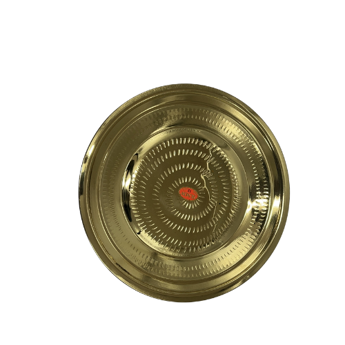 Brass Plate Thambulam (Dot Press) Size-13 Wholesale Supplier