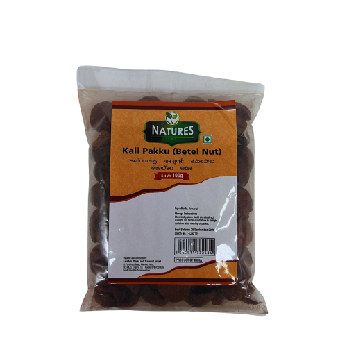 Natures Betel Nut (Kali Pakku) 100G Wholesale Seller and Distributor