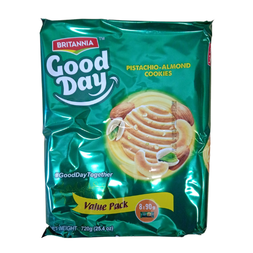 Britannia Good Day Pista Badam Cookies Family Pack (648G) Wholesale Distributor