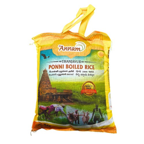 Sri Annam Thanjavur Ponni Boiled Rice - 10Kg Wholesale Seller