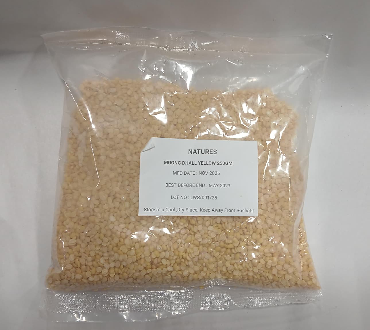 Natures Roasted Moong Dhall 250G
