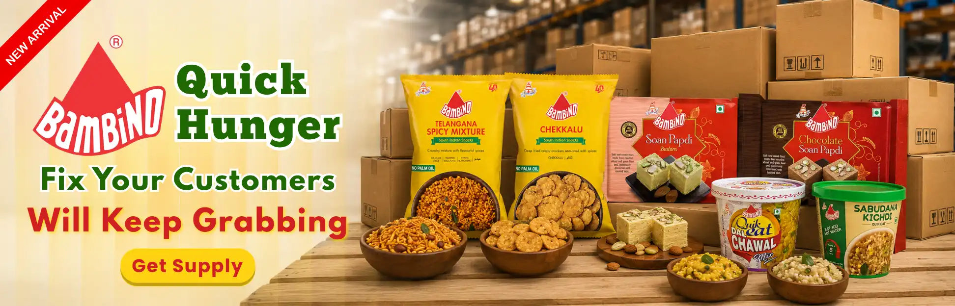 Bambino Sweets, Snacks and Ready Mix Snacks Wholesale