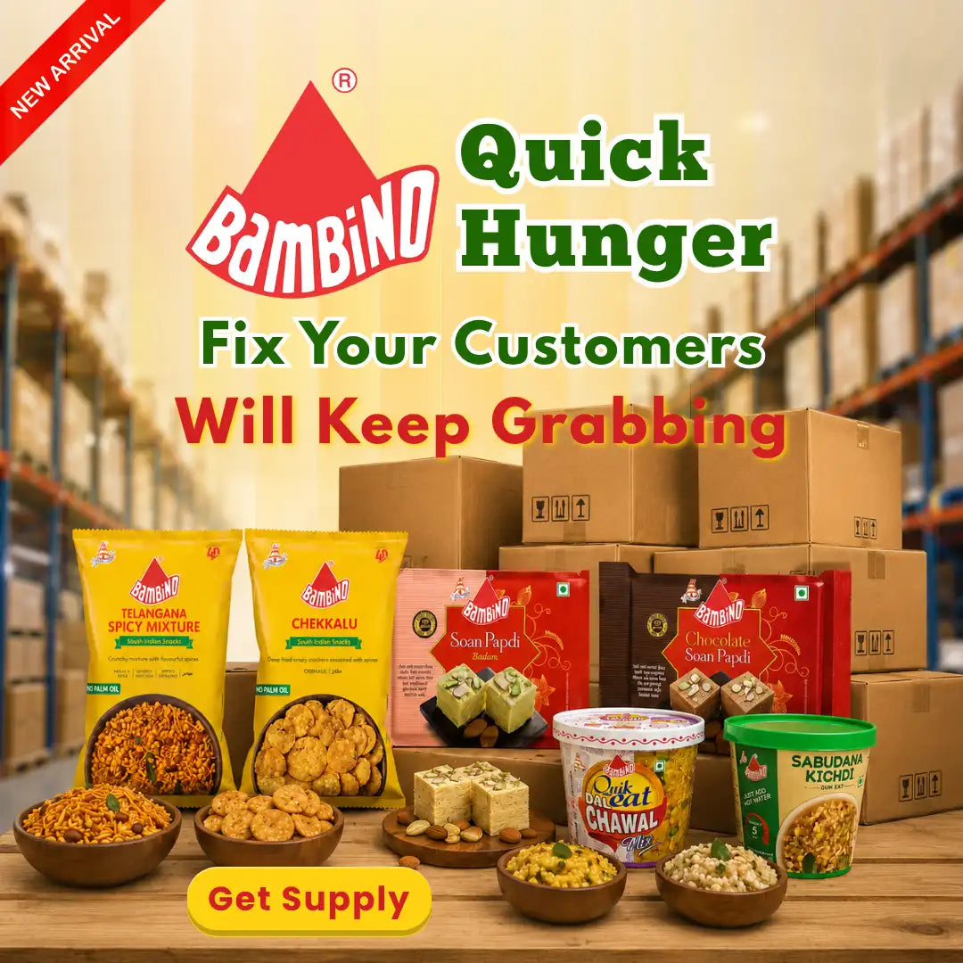 Bambino Sweets, Snacks and Ready Mix Snacks Wholesale