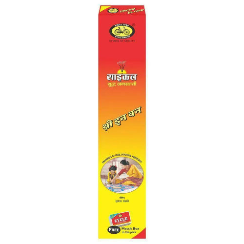 Cycle Pure 3 In 1 Agarbatti (With Match Box) 100G Wholesale Seller