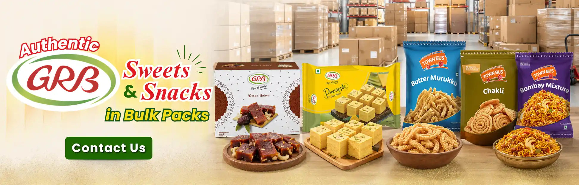 GRB Sweets and Snacks Wholesale