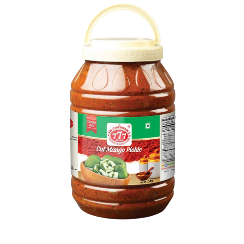 777 Economy Cut Mango Pickle 5Kg Wholesale Supplier
