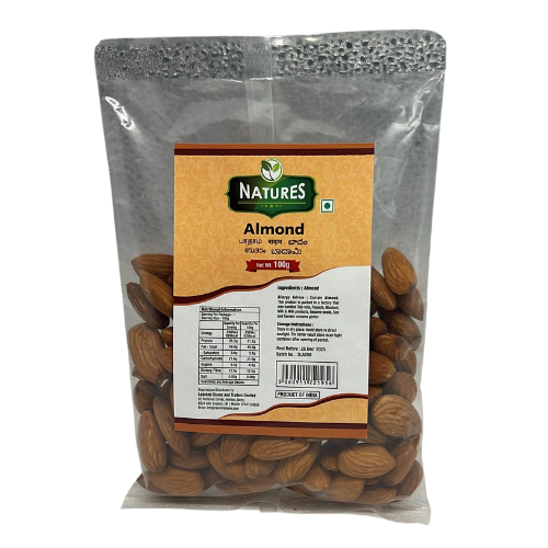 Natures Almond (Badam) 100G Wholesale Dealer and Distributor