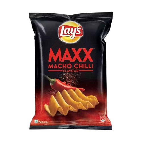 Lays Maxx Macho Chilli Potato Chips 50G Wholesale Supplier