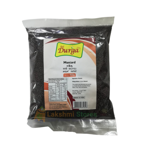 sri durga mustard seeds brown (big size) 400g